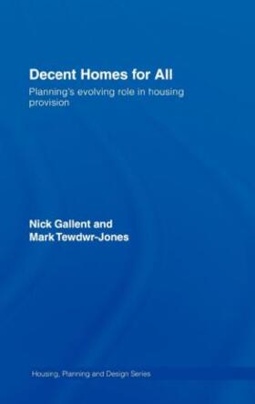 Gallent / Tewdwr-Jones | Decent Homes for All | Buch | 978-0-415-27446-3 | sack.de