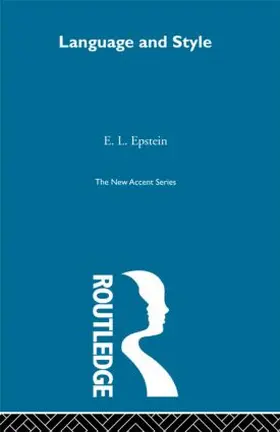 Epstein |  Language and Style | Buch |  Sack Fachmedien