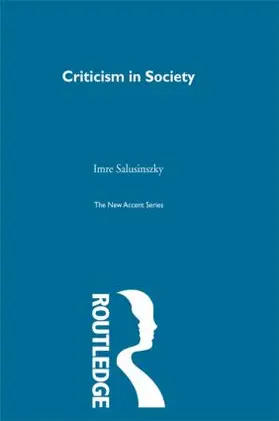 Salusinszky | Criticism in Society | Buch | 978-0-415-29136-1 | www.sack.de