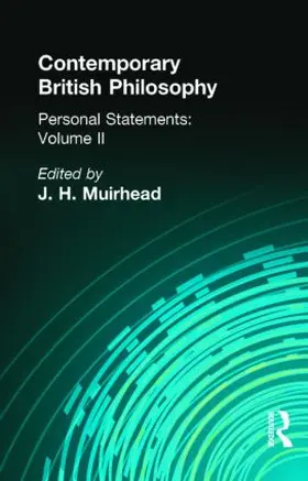 Muirhead | Contemporary British Philosophy | Buch | 978-0-415-29555-0 | www.sack.de