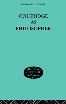 Muirhead |  Coleridge as Philosopher | Buch |  Sack Fachmedien