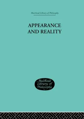 Bradley |  Appearance and Reality | Buch |  Sack Fachmedien