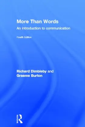 Dimbleby / Burton | More Than Words | Buch | 978-0-415-30382-8 | www.sack.de