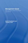 Greatbatch / Clark |  Management Speak | Buch |  Sack Fachmedien