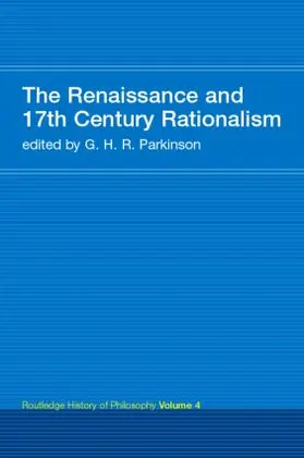 Parkinson |  The Renaissance and 17th Century Rationalism | Buch |  Sack Fachmedien