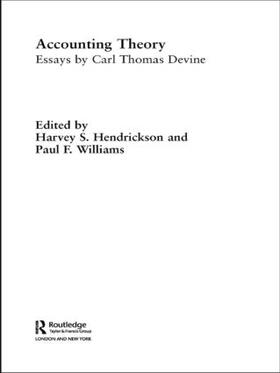 Hendrickson / Williams |  Accounting Theory | Buch |  Sack Fachmedien