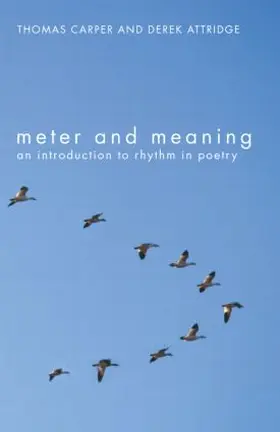 Carper / Attridge |  Meter and Meaning | Buch |  Sack Fachmedien