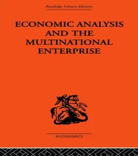 Dunning |  Economic Analysis and Multinational Enterprise | Buch |  Sack Fachmedien
