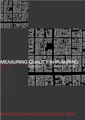Carmona / Sieh |  Measuring Quality in Planning | Buch |  Sack Fachmedien