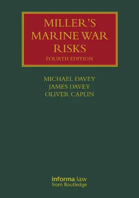 Davey / Caplin |  Miller's Marine War Risks | Buch |  Sack Fachmedien