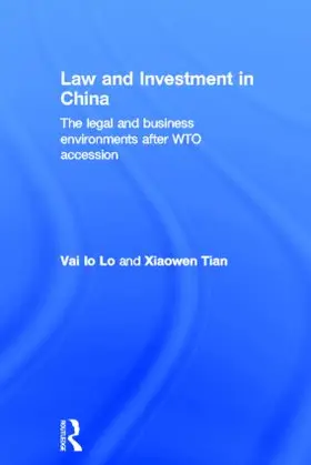 Lo / Tian |  Law and Investment in China | Buch |  Sack Fachmedien