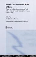 Peerenboom |  Asian Discourses of Rule of Law | Buch |  Sack Fachmedien