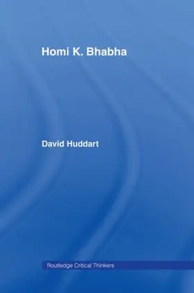 Huddart |  Homi K. Bhabha | Buch |  Sack Fachmedien