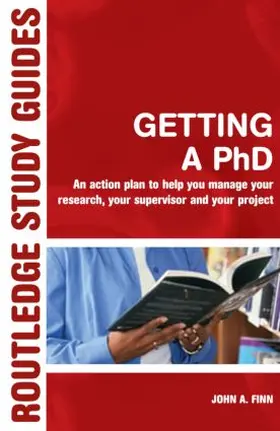 Finn | Getting a PhD | Buch | 978-0-415-34497-5 | sack.de