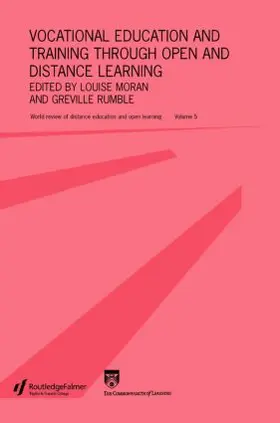 Moran / Rumble |  Vocational Education and Training through Open and Distance Learning | Buch |  Sack Fachmedien