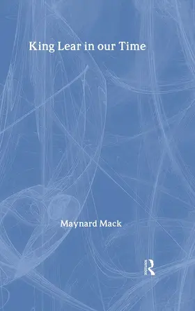 Mack |  King Lear in our Time | Buch |  Sack Fachmedien