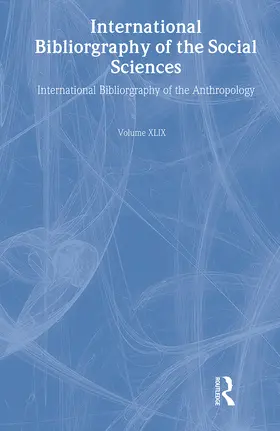  IBSS: Anthropology: 2003 Vol.49 | Buch |  Sack Fachmedien