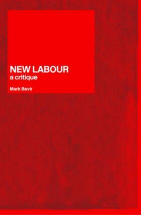 Bevir | New Labour | Buch | sack.de