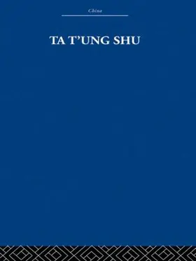 Thompson |  Ta t'ung Shu | Buch |  Sack Fachmedien
