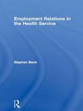 Bach |  Employment Relations in the Health Service | Buch |  Sack Fachmedien