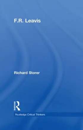 Storer |  F.R. Leavis | Buch |  Sack Fachmedien