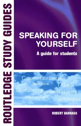 Barrass |  Speaking for Yourself | Buch |  Sack Fachmedien