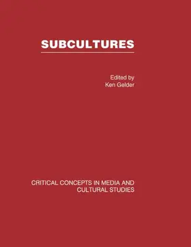 Gelder |  Subcultures V4 | Buch |  Sack Fachmedien