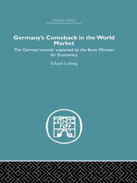 Erhard |  Germany's Comeback in the World Market | Buch |  Sack Fachmedien