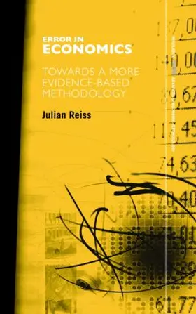 Reiss |  Error in Economics | Buch |  Sack Fachmedien