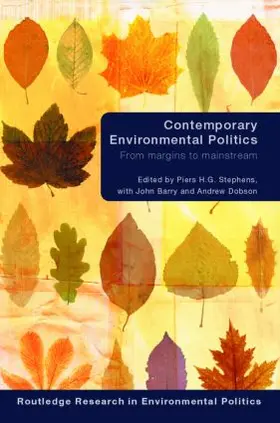 Stephens / Barry / Dobson |  Contemporary Environmental Politics | Buch |  Sack Fachmedien