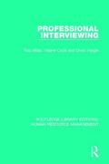 Millar / Crute / Hargie |  Professional Interviewing | Buch |  Sack Fachmedien