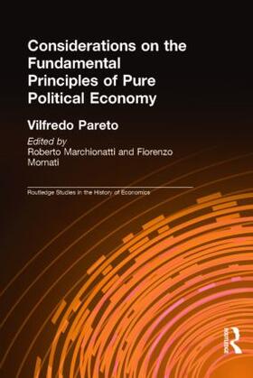 Pareto / Marchionatti / Mornati |  Considerations on the Fundamental Principles of Pure Political Economy | Buch |  Sack Fachmedien