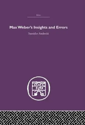 Andreski |  Max Weber's Insights and Errors | Buch |  Sack Fachmedien