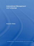 Tietze |  International Management and Language | Buch |  Sack Fachmedien