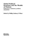 O'Hara |  Global Political Economy and the Wealth of Nations | Buch |  Sack Fachmedien