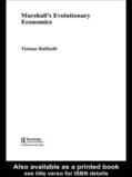 Raffaelli |  Marshall's Evolutionary Economics | Buch |  Sack Fachmedien