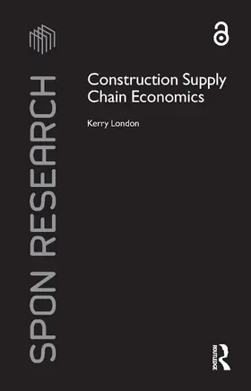 London |  Construction Supply Chain Economics | Buch |  Sack Fachmedien