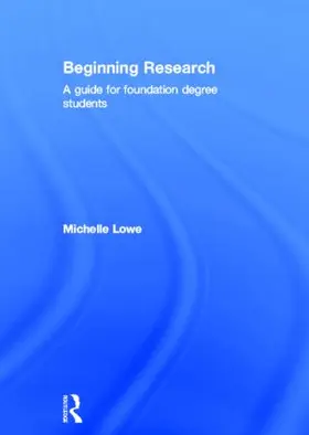Lowe |  Beginning Research | Buch |  Sack Fachmedien