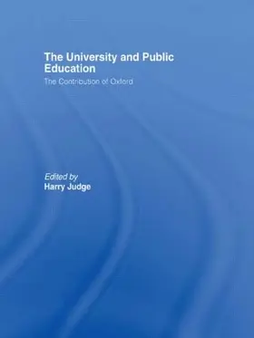 Judge |  The University and Public Education | Buch |  Sack Fachmedien