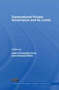 Graz / Nölke |  Transnational Private Governance and its Limits | Buch |  Sack Fachmedien
