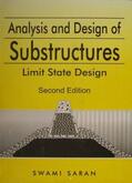 Saran |  Analysis and Design of Substructures | Buch |  Sack Fachmedien