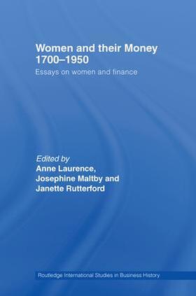 Laurence / Maltby / Rutterford | Women and Their Money 1700-1950 | Buch | 978-0-415-41976-5 | sack.de