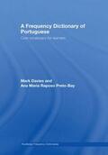 Davies / Preto-Bay |  A Frequency Dictionary of Portuguese | Buch |  Sack Fachmedien