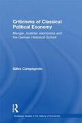 Campagnolo |  Criticisms of Classical Political Economy | Buch |  Sack Fachmedien
