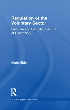 Sidel |  Regulation of the Voluntary Sector | Buch |  Sack Fachmedien