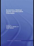 Boylan / Gekker |  Economics, Rational Choice and Normative Philosophy | Buch |  Sack Fachmedien