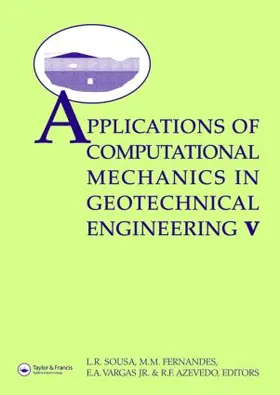 Sousa |  Applications of  Computational Mechanics in Geotechnical Engineering V | Buch |  Sack Fachmedien