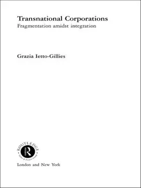 Ietto-Gillies |  Transnational Corporations | Buch |  Sack Fachmedien