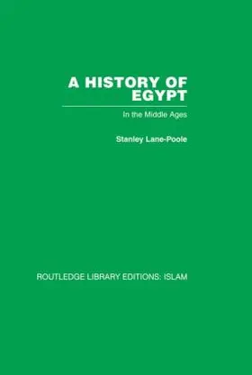 Lane-Poole |  A History of Egypt | Buch |  Sack Fachmedien
