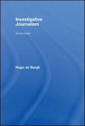 de Burgh / Lashmar |  Investigative Journalism | Buch |  Sack Fachmedien